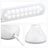 Світлодіодний світильник настільний сенсорний (білий), фото 4