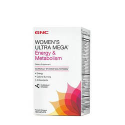 Вітаміни для жінок GNC Womens Ultra Mega Energy Metabolism caps 180