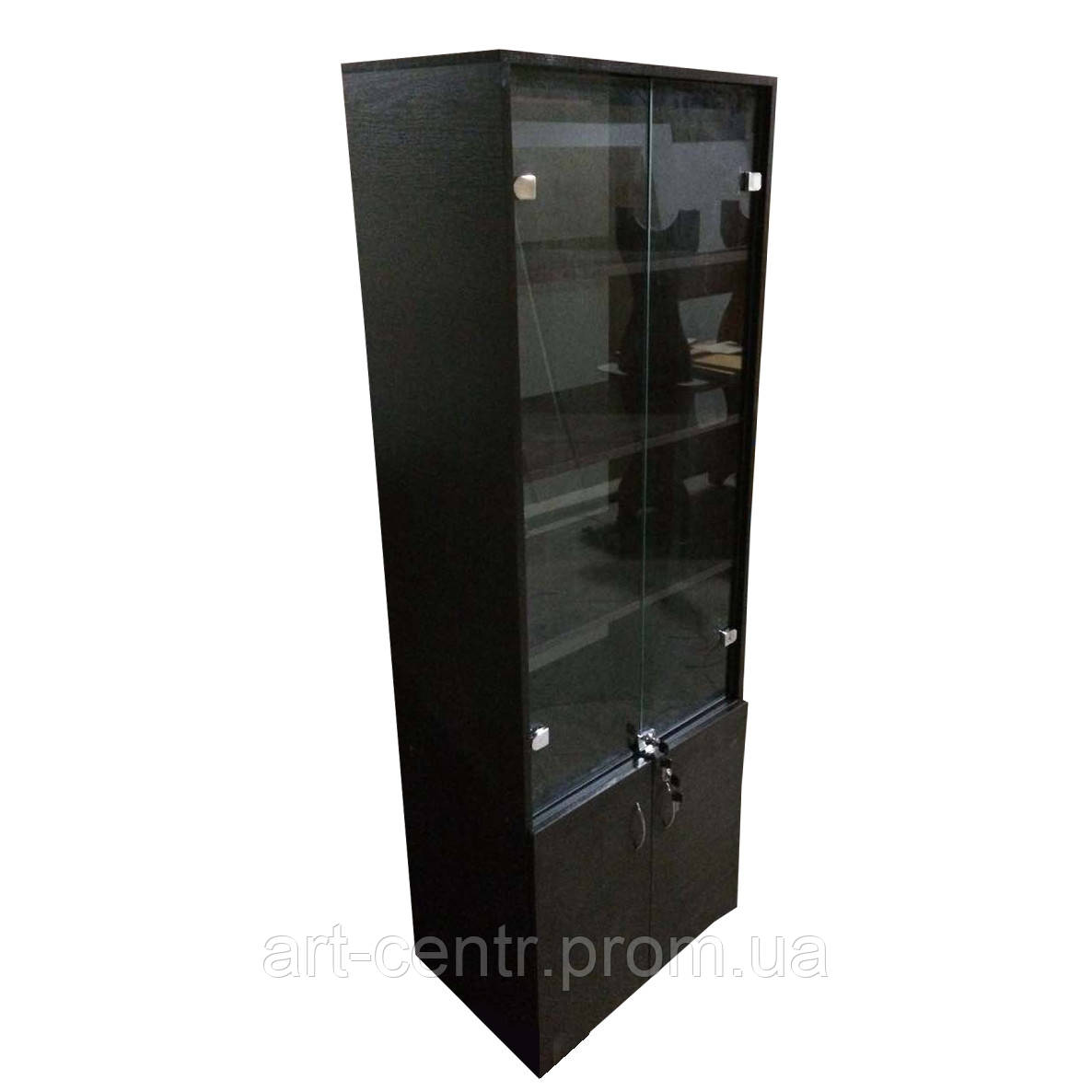 Купить Шкаф витринный черный с полочками, цена 6200 ₴ — Prom.ua (ID ...