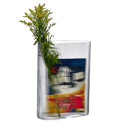 Ваза кришталева Mist Clear 38 см Nude Glass