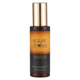 Арганова олія для волосся і тіла De Luxe Professional Argan Oil Hair & Body Serum 100 ml