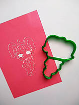 3D форми-вирубки для пряників "Лялька ЛОЛ 7"