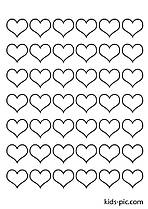 Трафарети для пряників "Сердечка 7"