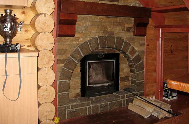 Приклад встановленої печі Русь Панорама