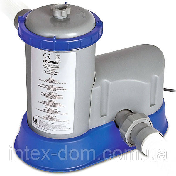 Фільтр-насос Bestway 58122 для басейну 220В, 5678 л/год, фото 1