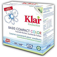 Органічний пральний порошок для кольорової білизни Klar, 1375 г 4750