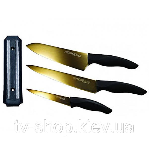 Набор ножей Peterhof PH-22334 (4 предмета) - фото 1 - id-p76740300