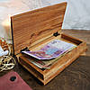 Шкатулка для рахунків та чеків чекбук планшет для офіціанта чекниця з Ясеню для кафе и ресторана Lasco, фото 7