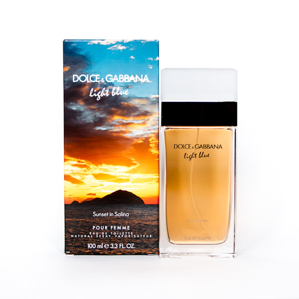 Жіноча брендова туалетна вода Dolce & Gabbana Light Blue Sunset in Salina 100ml оригінал, квітковий водяний