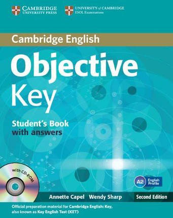 Objective Key Second Edition student's Book with answers and CD-ROM, фото 1