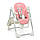 Стульчик для кормления розовый ME 1038 PRIME FLAMINGO, фото 2
