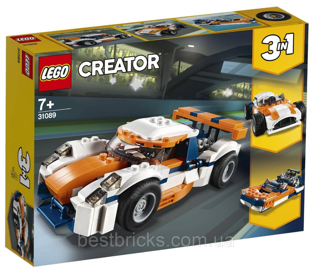 Lego Creator Оранжевий гоночний автомобіль 31089, фото 1
