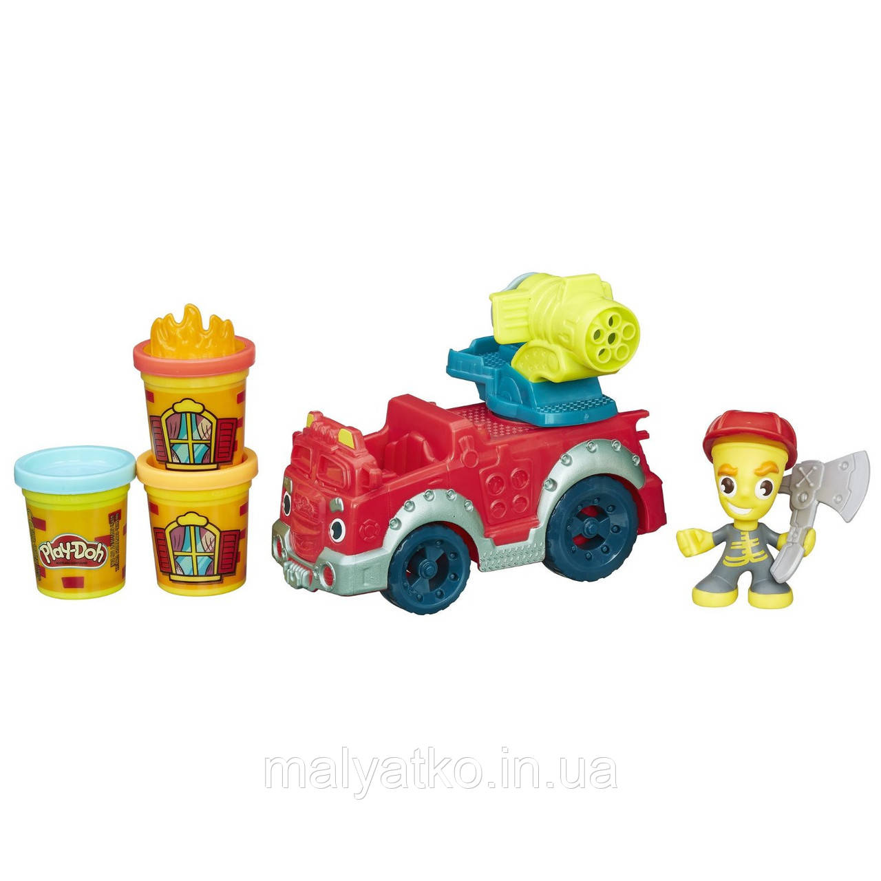 Плей-Дох игровой набор пластилина Город пожарная машина Play-Doh Town Fire Truck, фото 1