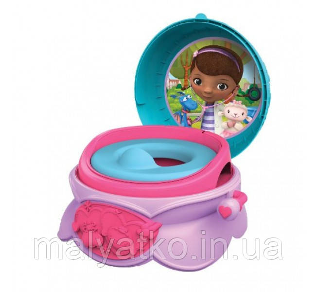 Disney Мій перший горщик Доктор Плюшева 3 в 1 The First Years Junior Doc Mcstuffins 3-In-1 Potty System, фото 1