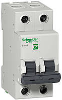 Автоматичний вимикач 6A 4,5kA 2 полюси, C EZ9F34206 Easy9 Schneider Electric модульний автомат Шнайдер