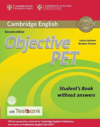 Objective PET Second Edition student's Book without answers with CD-ROM and Testbank, фото 1