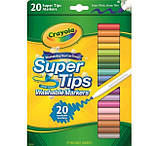 Фломастери Crayola 20 Ct Washable Super Tip Markers, фото 3