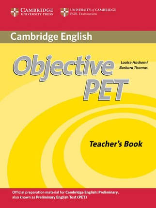 Objective PET Second Edition teacher's Book, фото 1