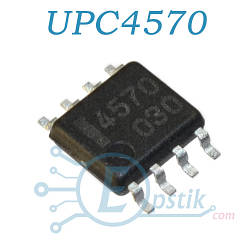 UPC4570 двоканальний операційний підсилювач SOP8