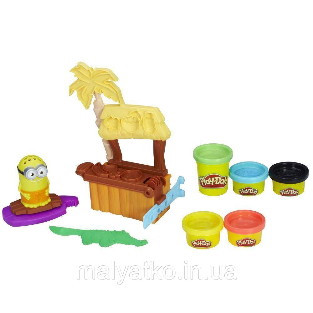 Набір пластиліну Play-Doh Рай для міньйонів Minions Paradise Playset B9028, фото 1