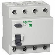 ПЗВ 40A 100mA 4,5kA тип AC 4 полюси EZ9R54440 Easy9 Schneider Electric, диференціальне реле Шнайдер