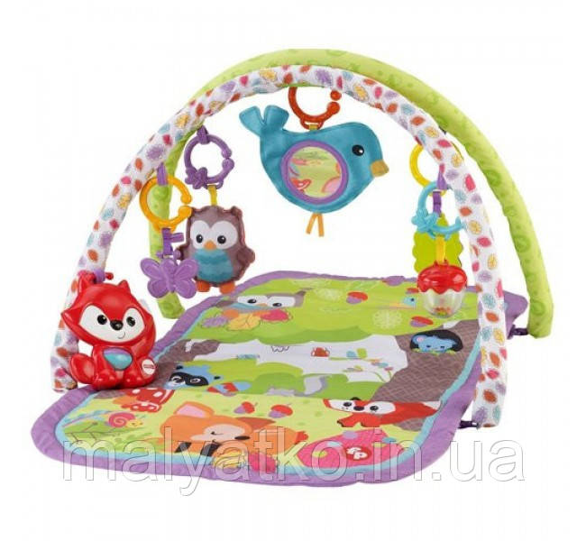 Розвиваючий килимок Fisher-Price 3-in-1 Друзі музичний Лисеня, фото 1