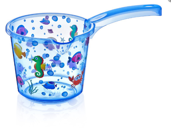 Кухлик дитячий прозорий з аплікацією