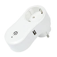 Wi-Fi socket - Вай-Фай розетка с USB, WI-FI умная розетка smart socket J2