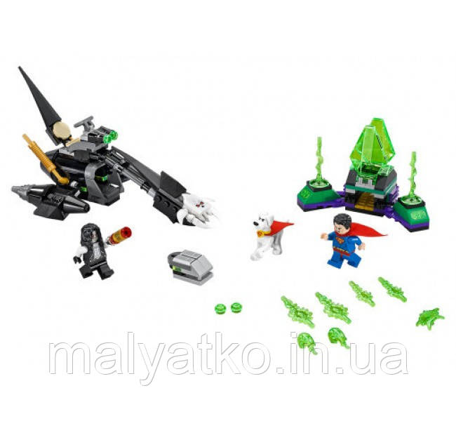 Lego Super Heroes Супермен і Крипто об'єднують зусилля 76096