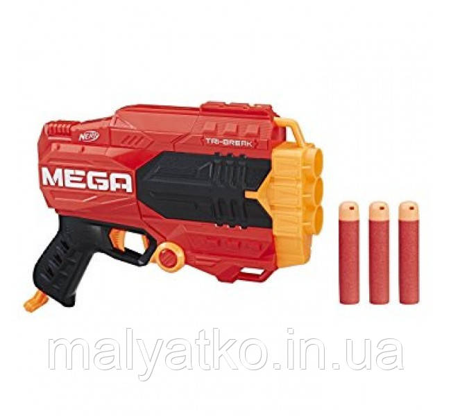Бластер Нерф Мега Три-Брейк Nerf N-Strike Mega Tri-Break, фото 1