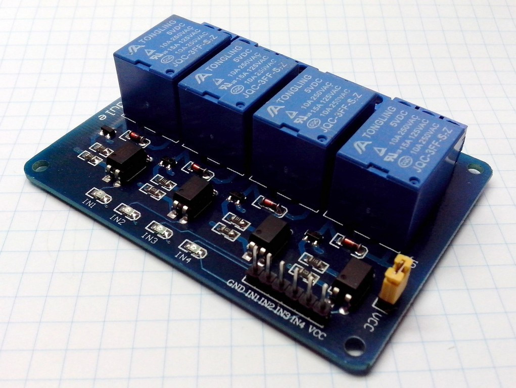 Arduino релейний модуль 4 каналу реле