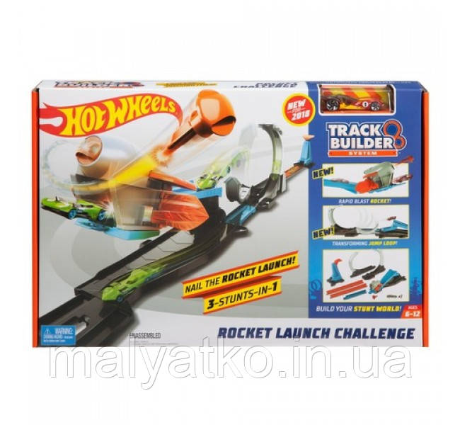 Трек Hot Wheels серії Track builder Пуск ракети, Flk60, фото 1