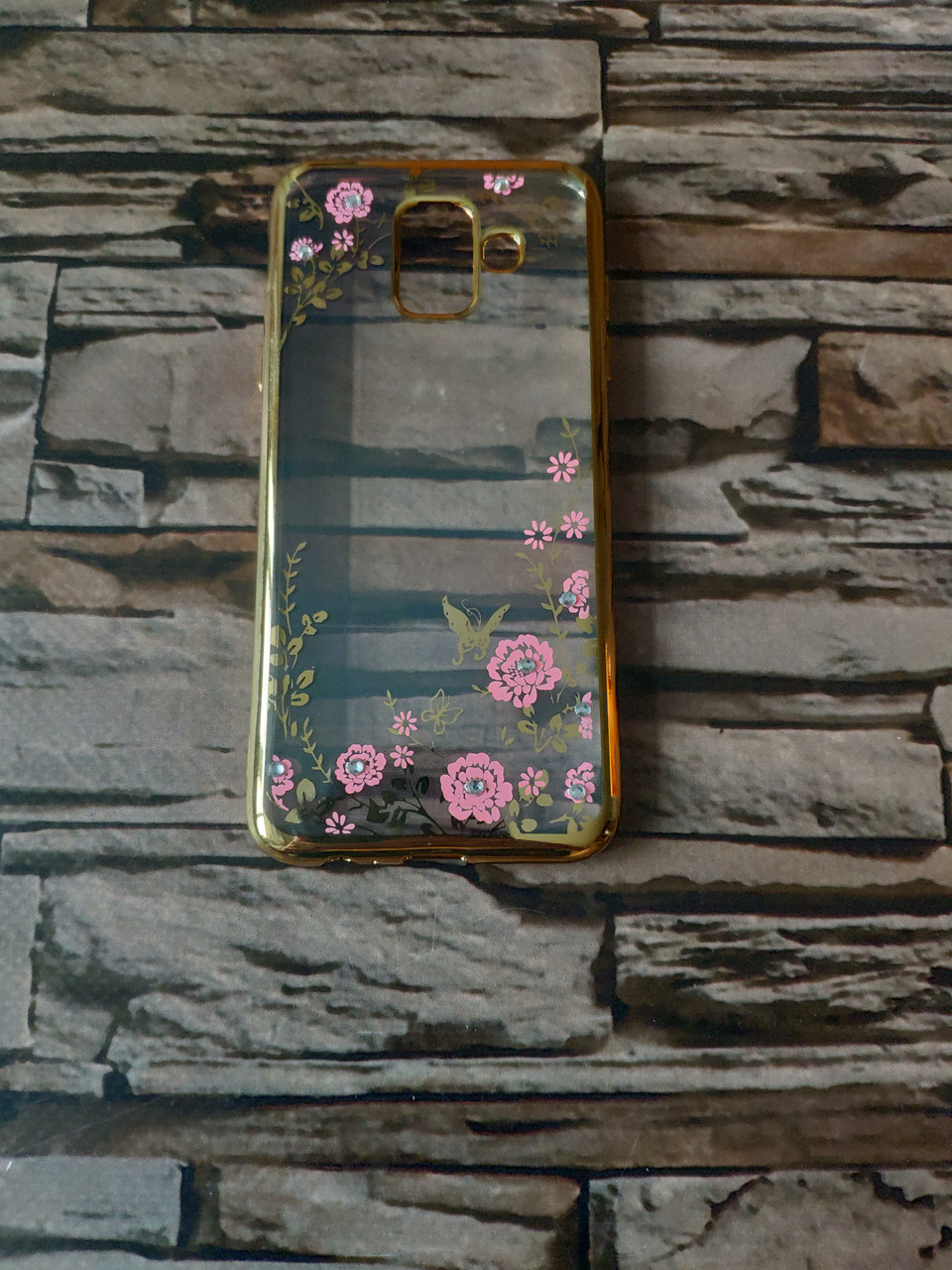 Чохол на samsung A6 2018 золотий