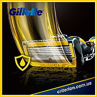 Gillette Fusion ProShield YELLOW 4 шт. сменные кассеты для бритья оригинал США