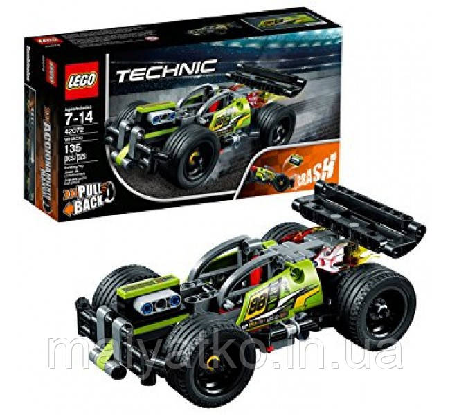 Lego Technic БУМ Зелений гоночний автомобіль 42072