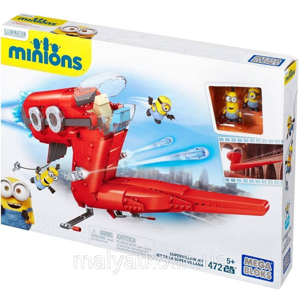 Mega Bloks Minions Supervillain Jet - Літак Суперзлодея