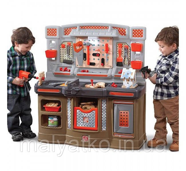 Ігрова майстерня Step2 помаранчева Home Depot Big Builders Pro Workshop