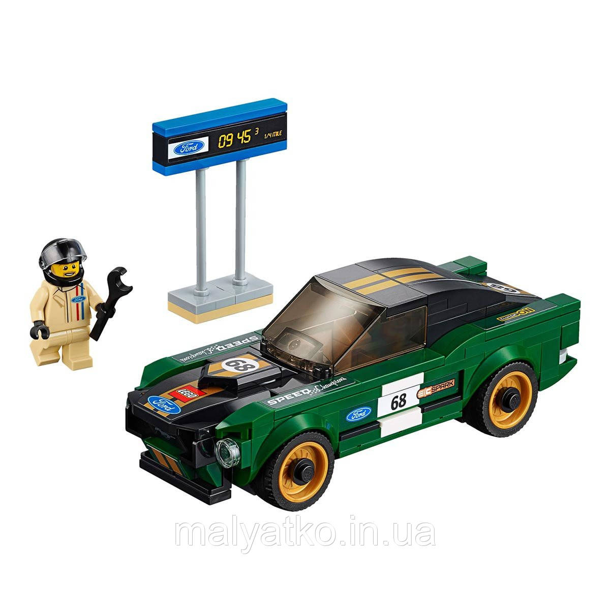 Lego Speed Champions 1968 Форд Мустанг Фастбек 75884, фото 1