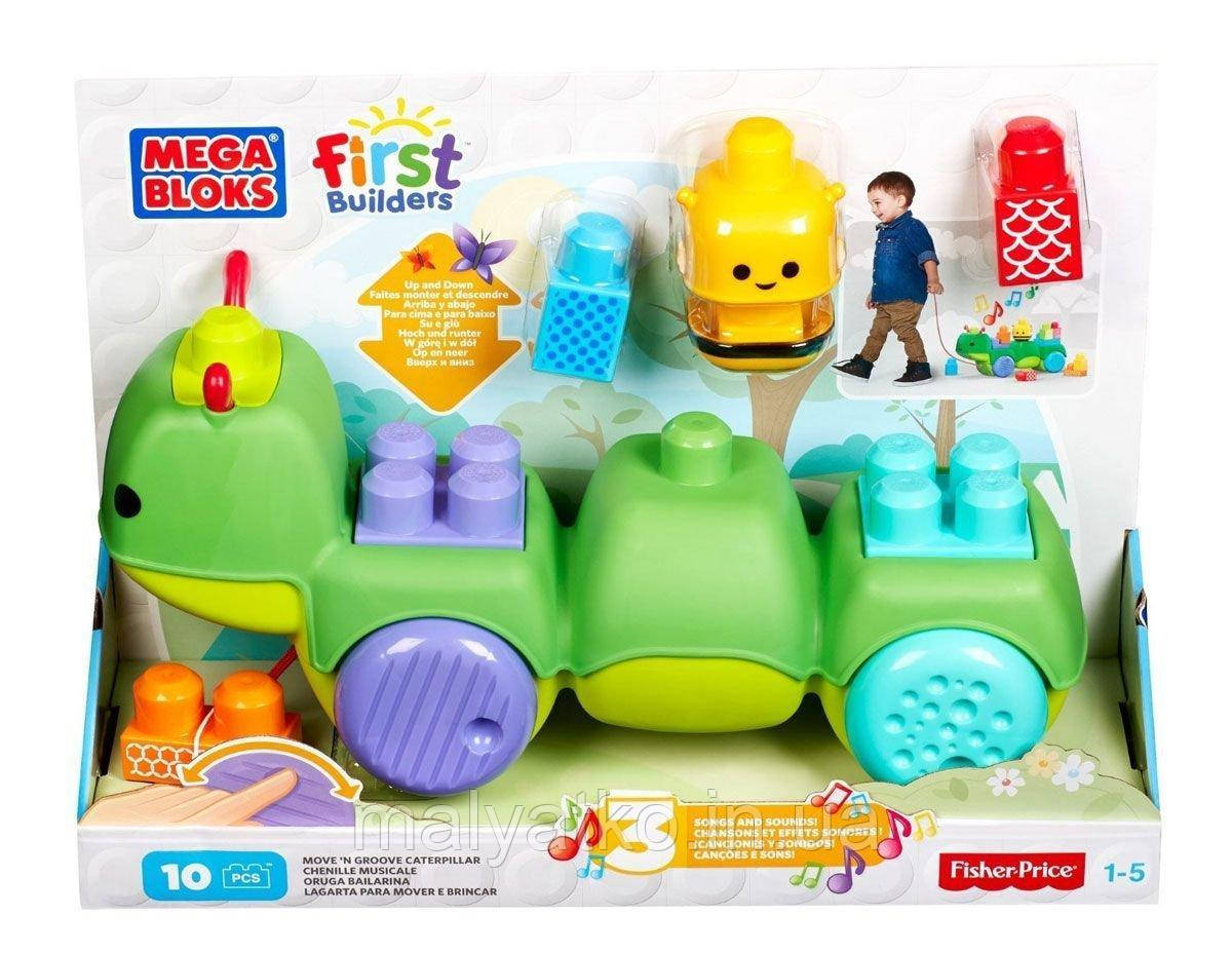 Конструктор Mega Bloks First Builders Музична гусениця CNG22