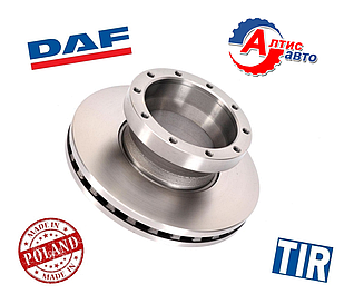 Гальмівний диск DAF LF 45, 55 вентильований (374mmx45mm)