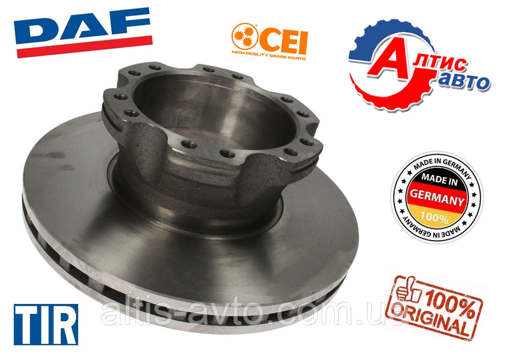 Гальмівний диск DAF LF 45, 55 (330 mmx34 mm) (виробник CEI)