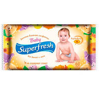 Влажные Салфетки Superfresh Для Детей И Мам 60 Шт (4823071606799)