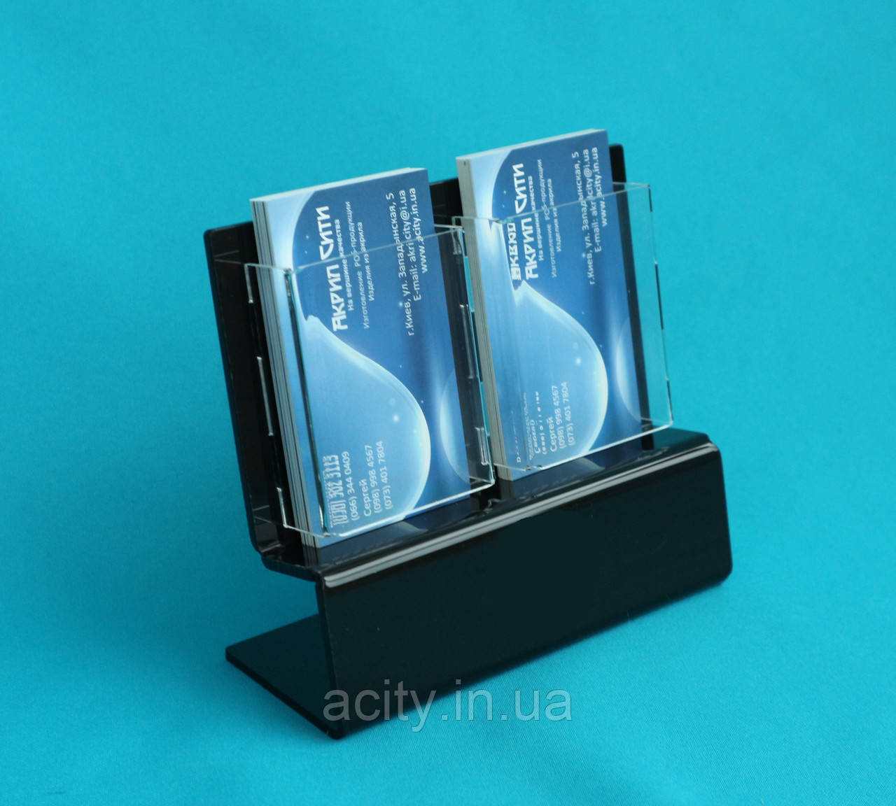 Візитниця чорна Premium