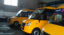 Производство и замена лобового стекла триплекс на автобусе РУТА NEXT  в Никополе (Украина). 4