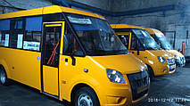 Производство и замена лобового стекла триплекс на автобусе РУТА NEXT  в Никополе (Украина). 9