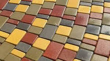 Тротуарна плитка "Старе місто" 180х120, 120х120, 90х120, 60х120 мм висота 25 мм. колір червоний, коричневий,
