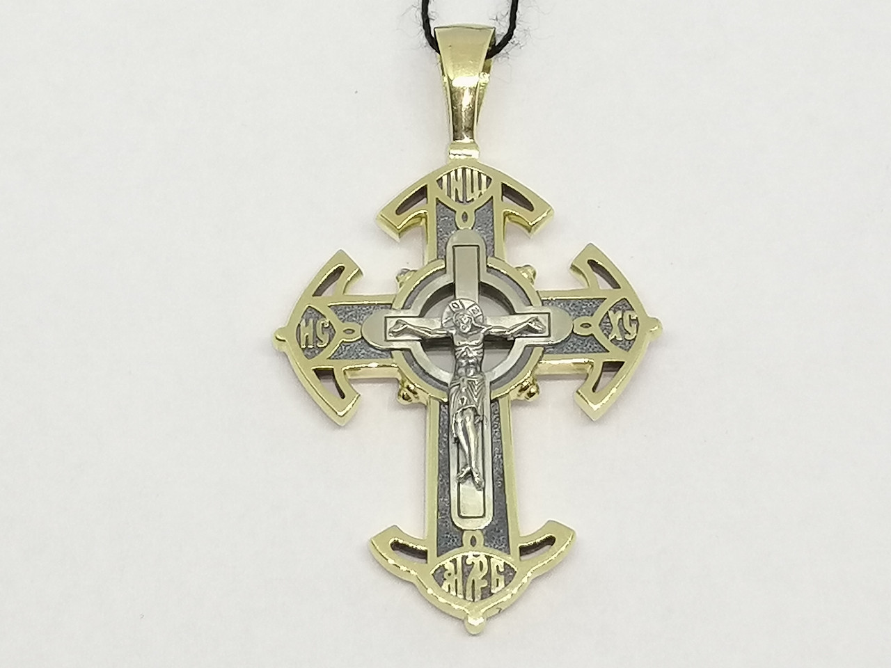 Золотий хрестик Розп'яття Христа. 11483-ЧЕВРО