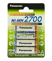 Акумулятор Panasonic High Capacity AA 2700 mAh 4BP NI-MH (ОРІГИНАЛ)