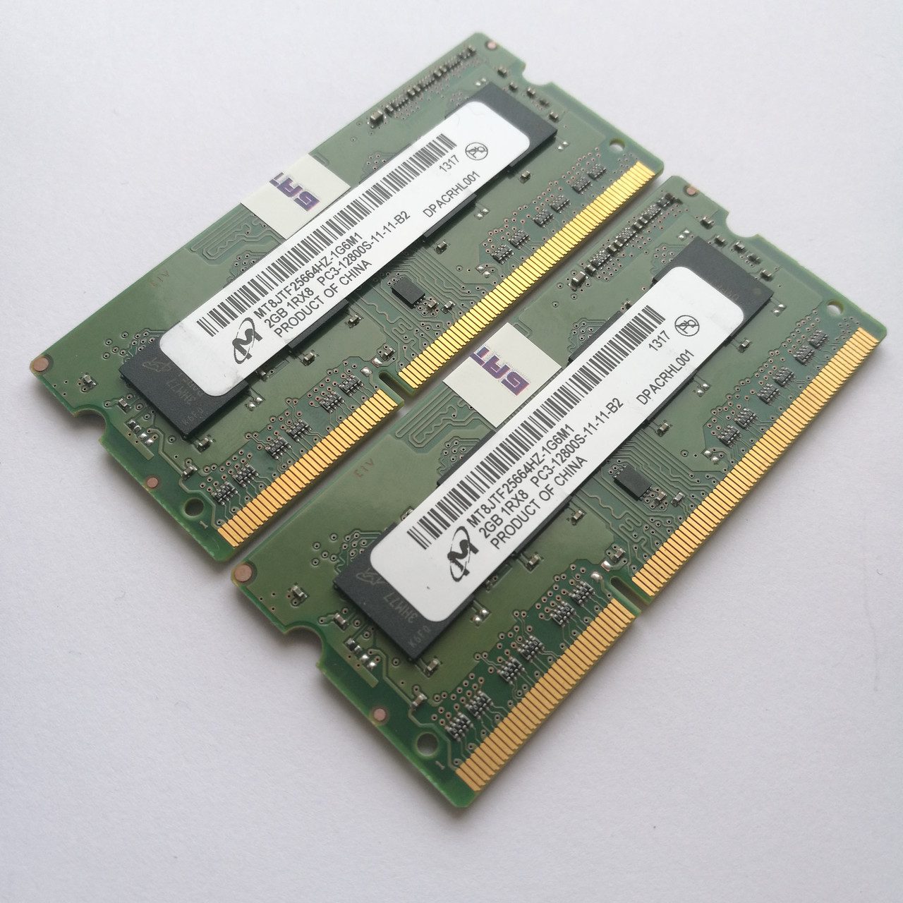 Оперативная память для ноутбука Micron SODIMM DDR3 4Gb (2+2) 1600MHz ...