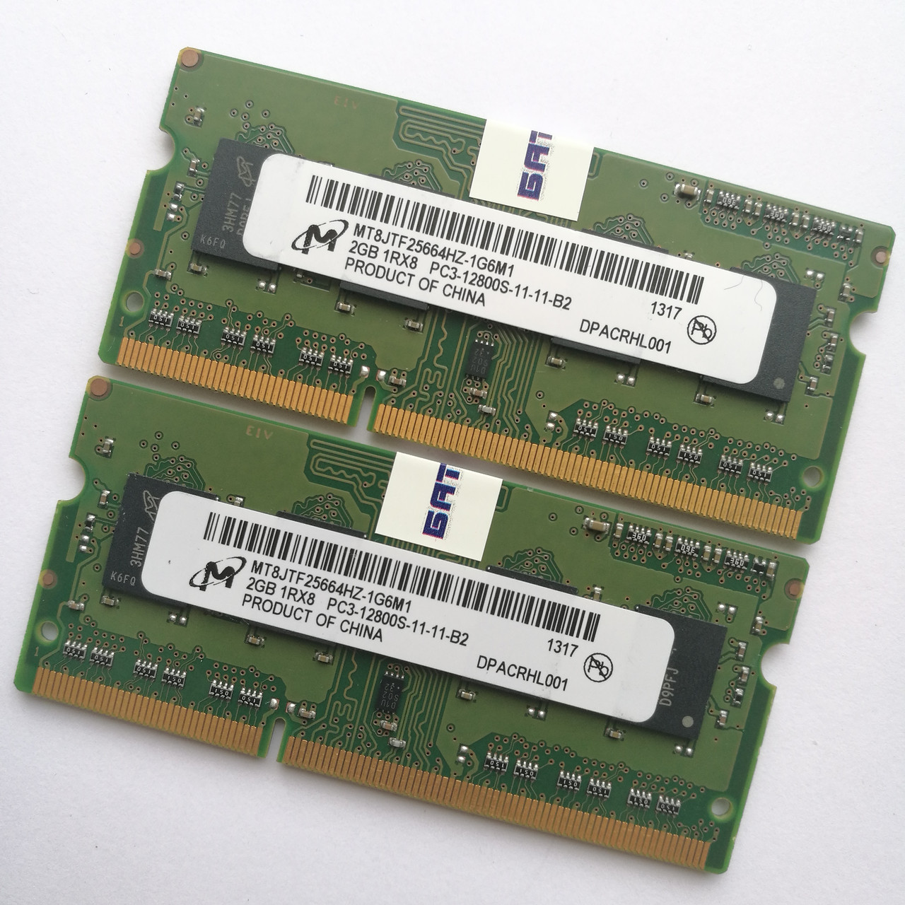 Оперативная память для ноутбука Micron SODIMM DDR3 4Gb (2+2) 1600MHz ...